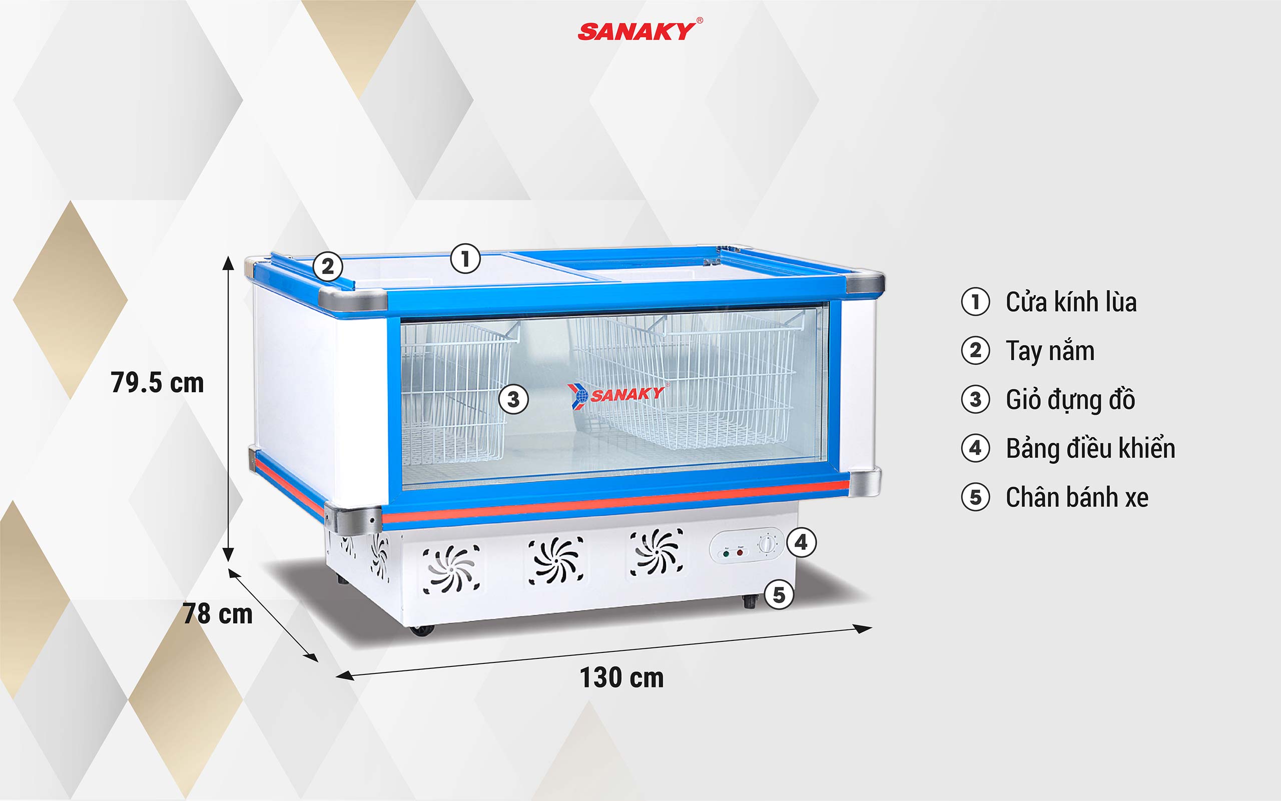 Tủ Mát Ngang Sanaky VH-299K 278 lít Tủ Mát Ngang Sanaky VH-299K 278 lít