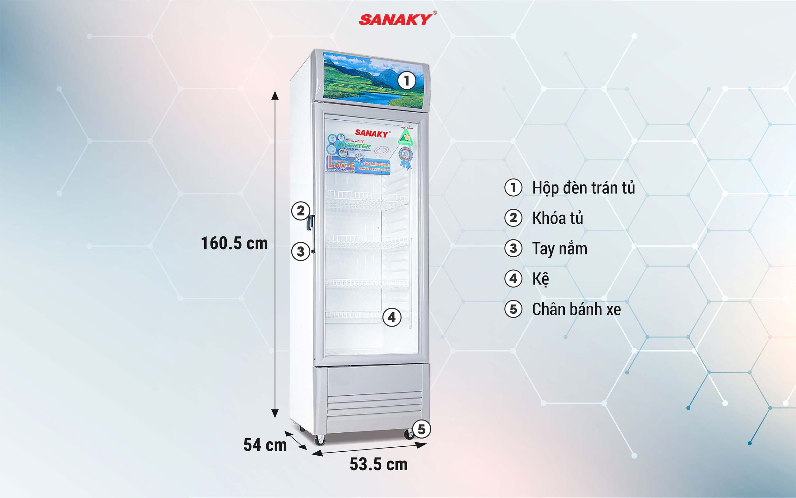Tủ Mát Sanaky Inverter VH-218K3L Tủ Mát Sanaky Inverter VH-218K3L