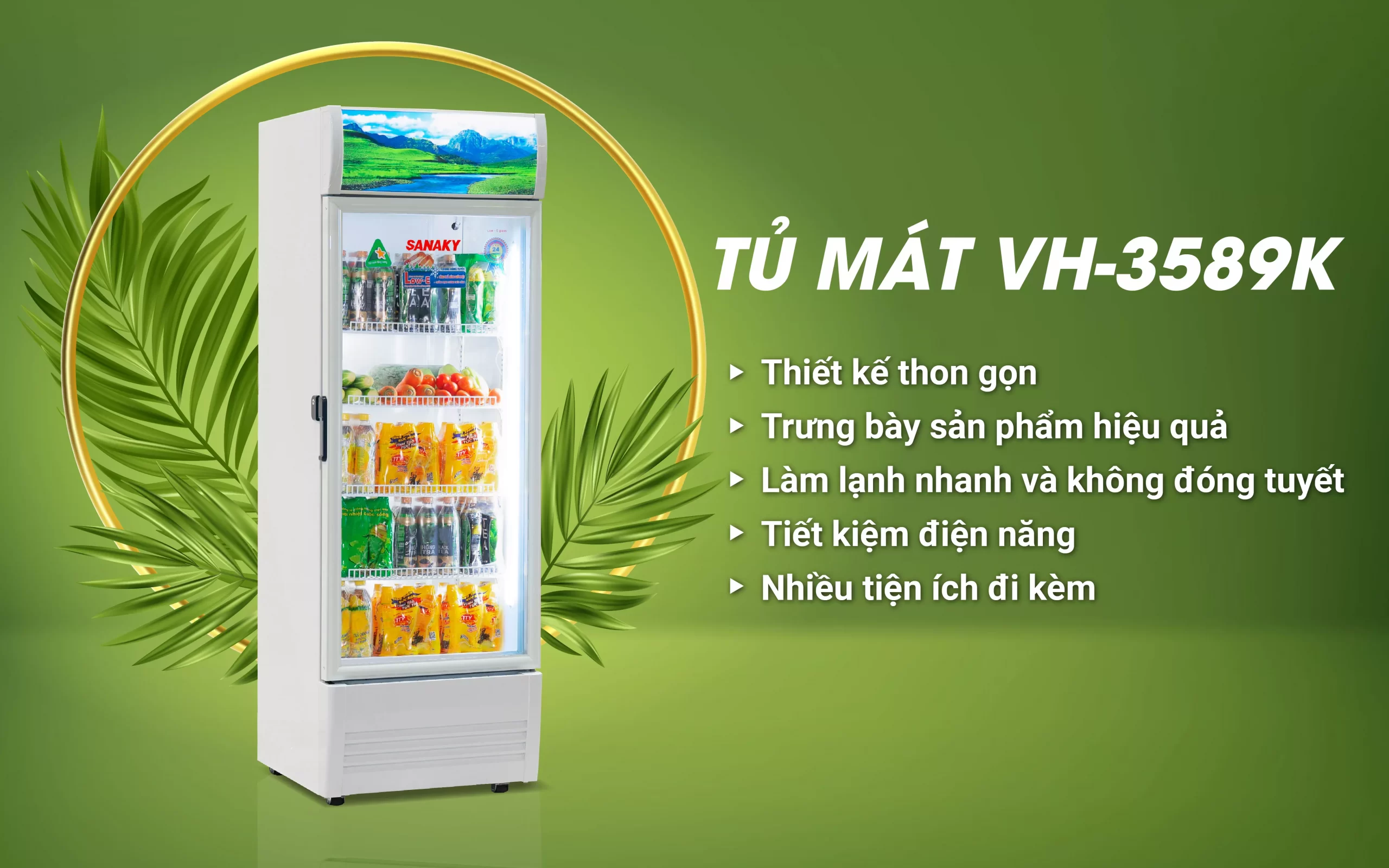 Tủ Mát Sanaky VH-3589K 350 lít